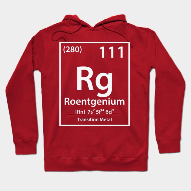 Roentgenium Element Hoodie by cerebrands